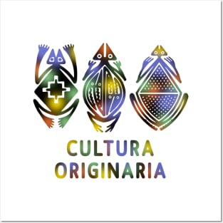 Cultura originaria color Posters and Art